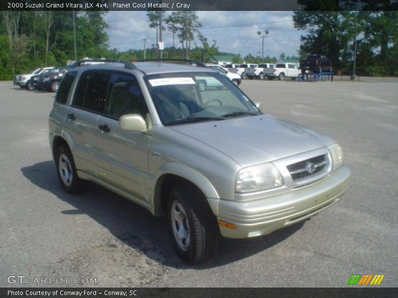 Planet Gold Metallic / Gray 2000 Suzuki Grand Vitara JLX 4x4