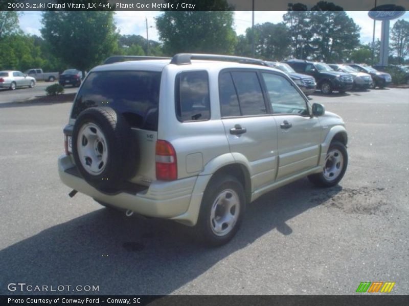 Planet Gold Metallic / Gray 2000 Suzuki Grand Vitara JLX 4x4