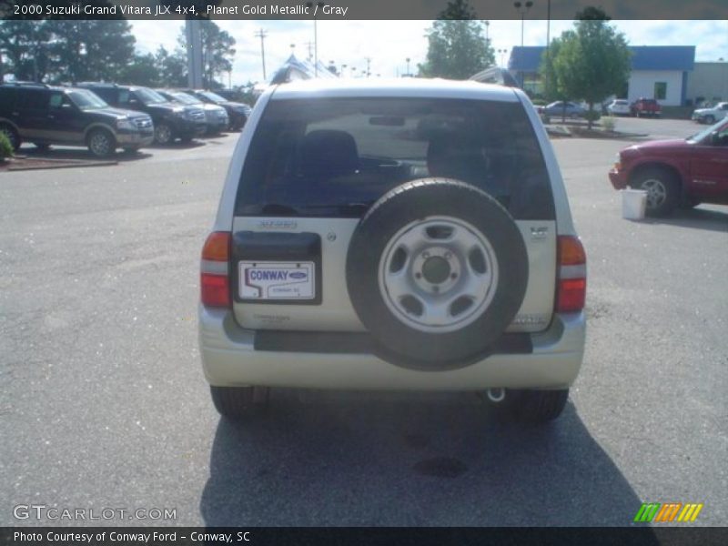 Planet Gold Metallic / Gray 2000 Suzuki Grand Vitara JLX 4x4