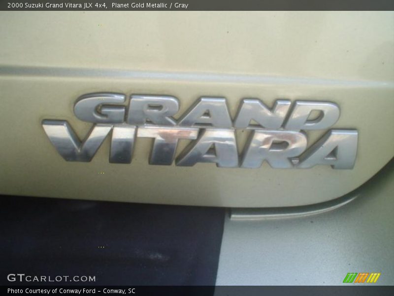 Planet Gold Metallic / Gray 2000 Suzuki Grand Vitara JLX 4x4