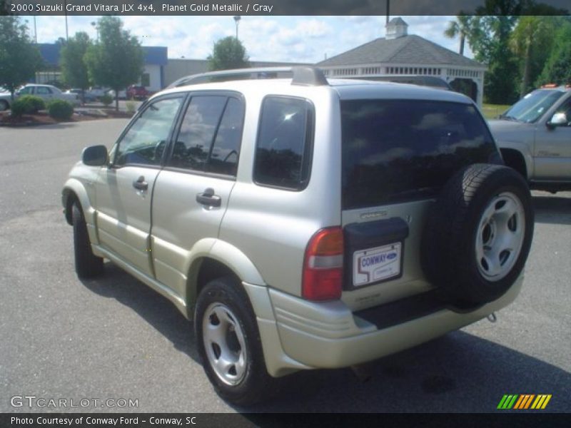 Planet Gold Metallic / Gray 2000 Suzuki Grand Vitara JLX 4x4