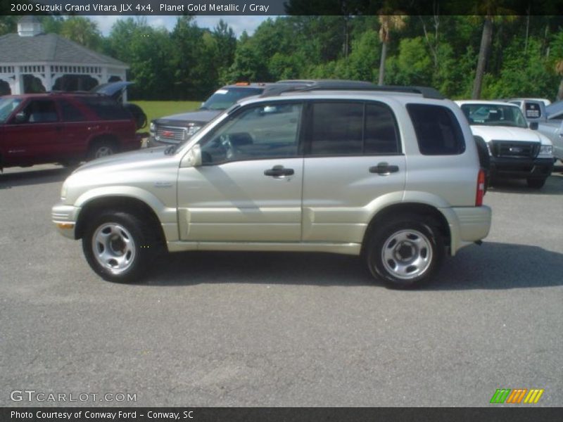 Planet Gold Metallic / Gray 2000 Suzuki Grand Vitara JLX 4x4