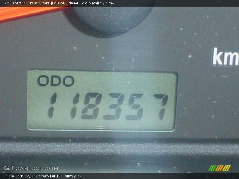 Planet Gold Metallic / Gray 2000 Suzuki Grand Vitara JLX 4x4