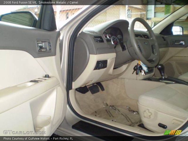 Smokestone Metallic / Camel 2008 Ford Fusion SE V6