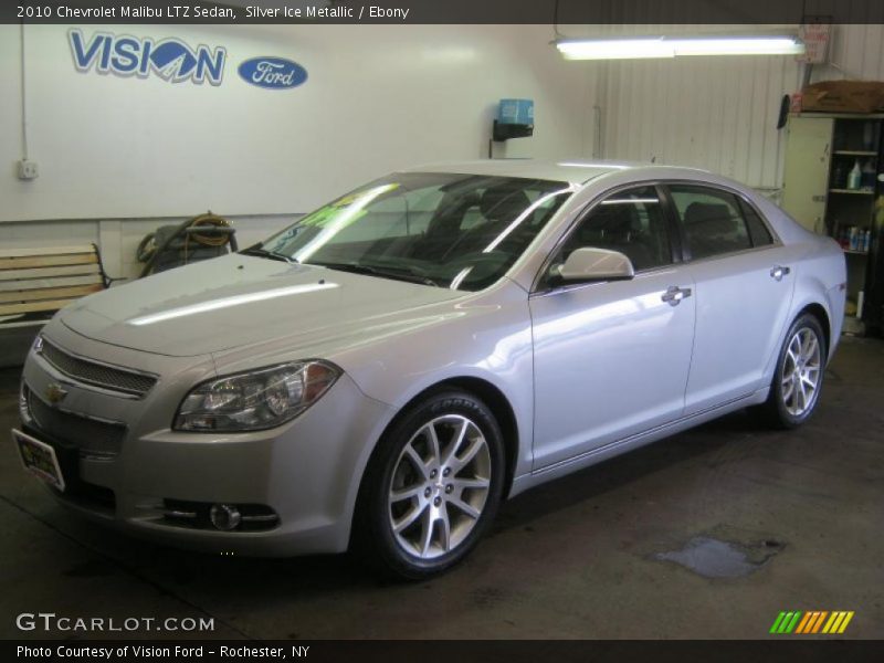 Silver Ice Metallic / Ebony 2010 Chevrolet Malibu LTZ Sedan