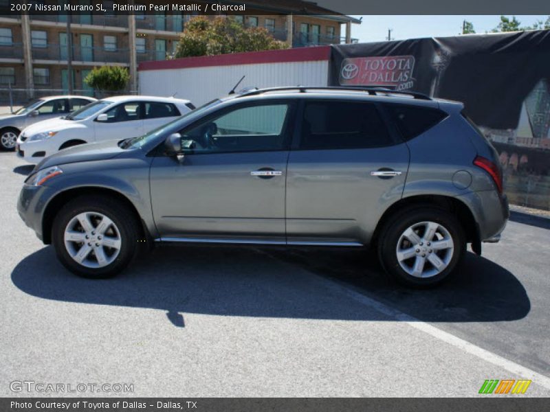 Platinum Pearl Matallic / Charcoal 2007 Nissan Murano SL