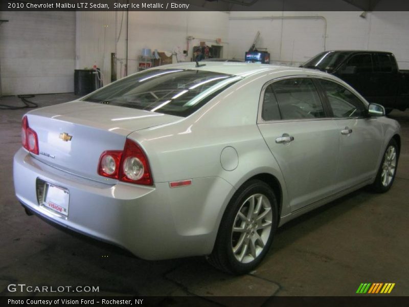 Silver Ice Metallic / Ebony 2010 Chevrolet Malibu LTZ Sedan