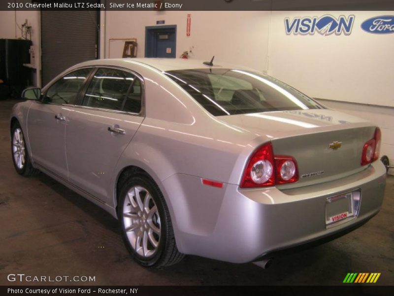 Silver Ice Metallic / Ebony 2010 Chevrolet Malibu LTZ Sedan