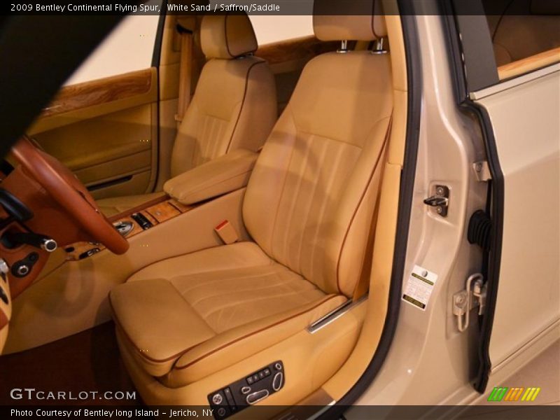  2009 Continental Flying Spur  Saffron/Saddle Interior