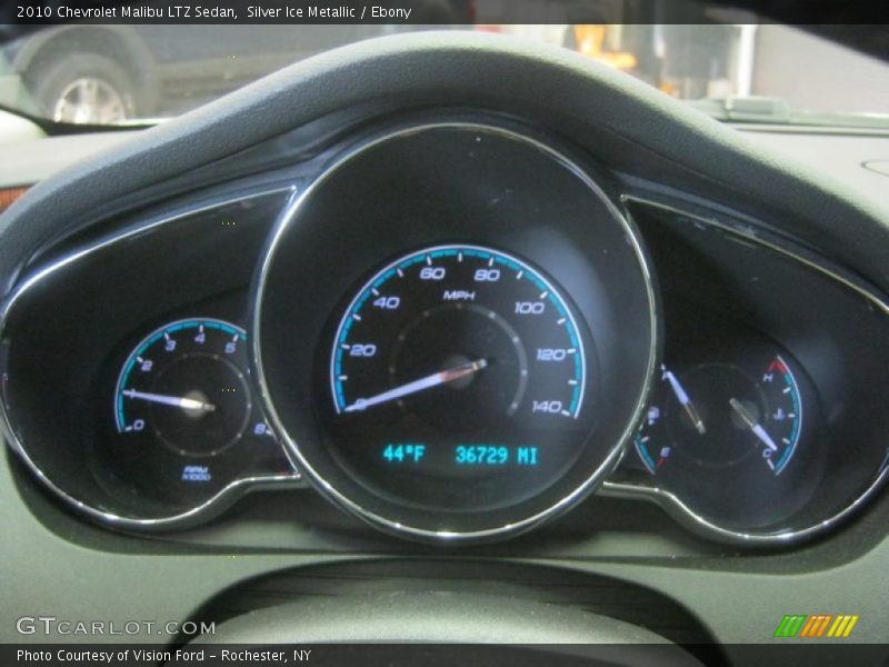 Silver Ice Metallic / Ebony 2010 Chevrolet Malibu LTZ Sedan