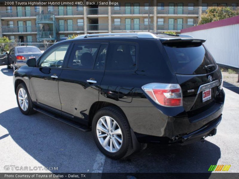 Black / Sand Beige 2008 Toyota Highlander Hybrid Limited 4WD