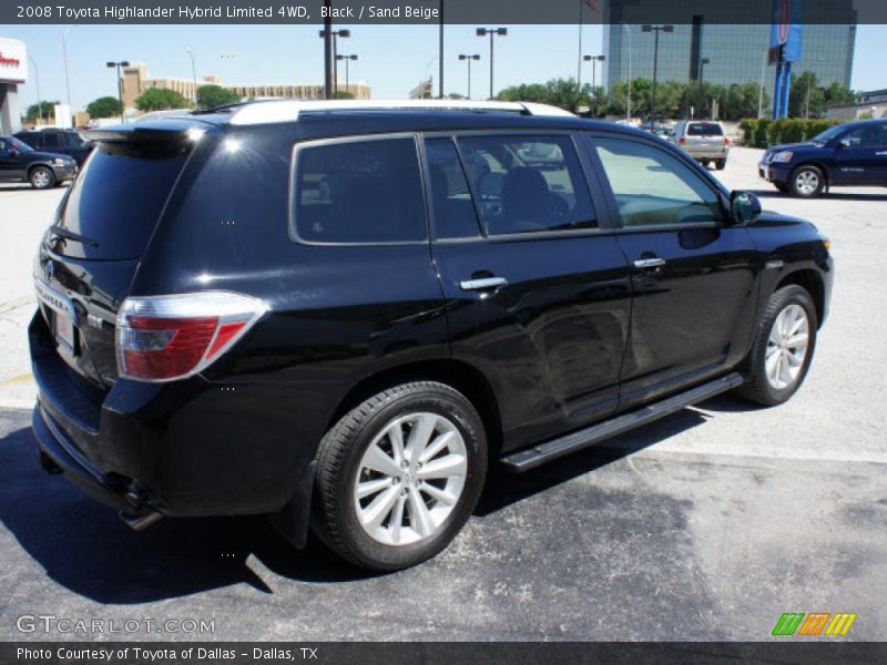 Black / Sand Beige 2008 Toyota Highlander Hybrid Limited 4WD
