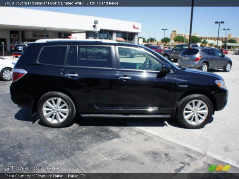 Black / Sand Beige 2008 Toyota Highlander Hybrid Limited 4WD