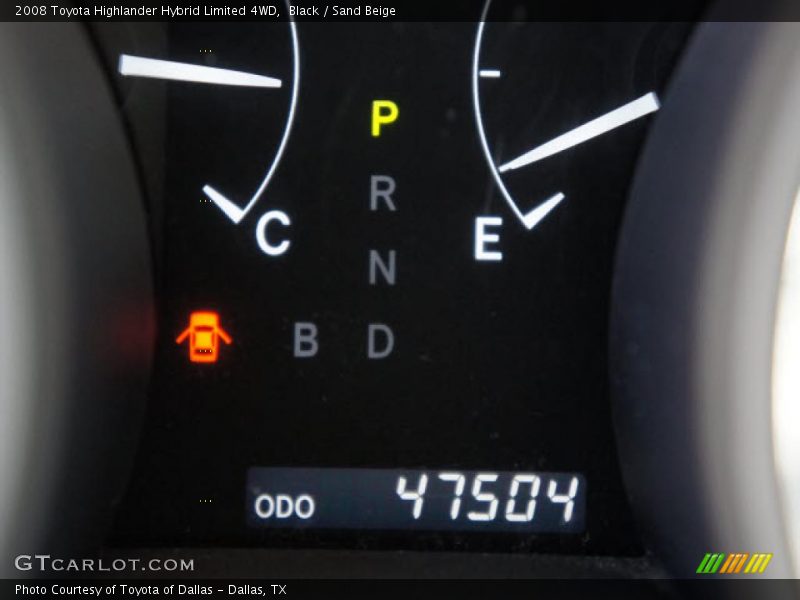Black / Sand Beige 2008 Toyota Highlander Hybrid Limited 4WD