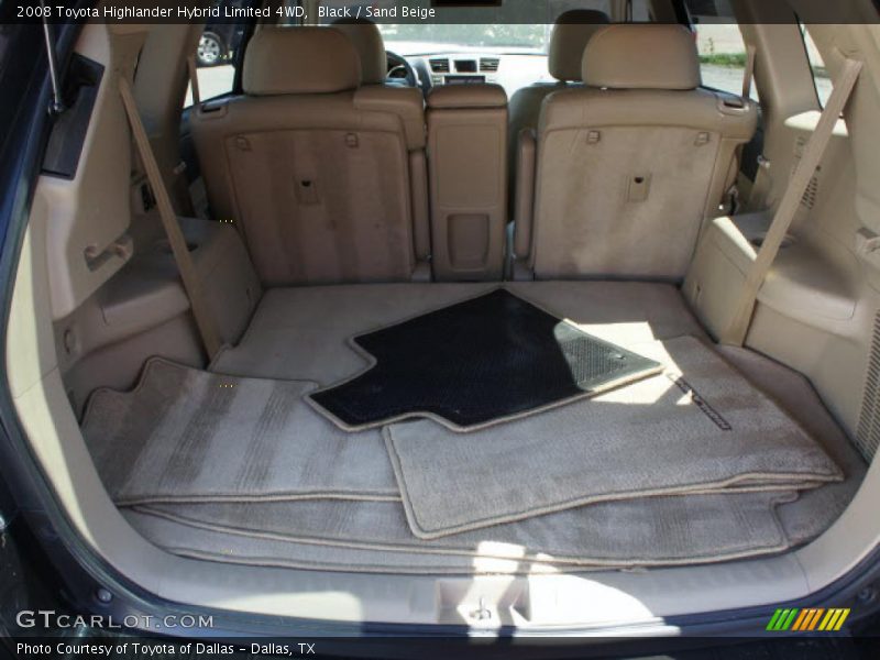 Black / Sand Beige 2008 Toyota Highlander Hybrid Limited 4WD
