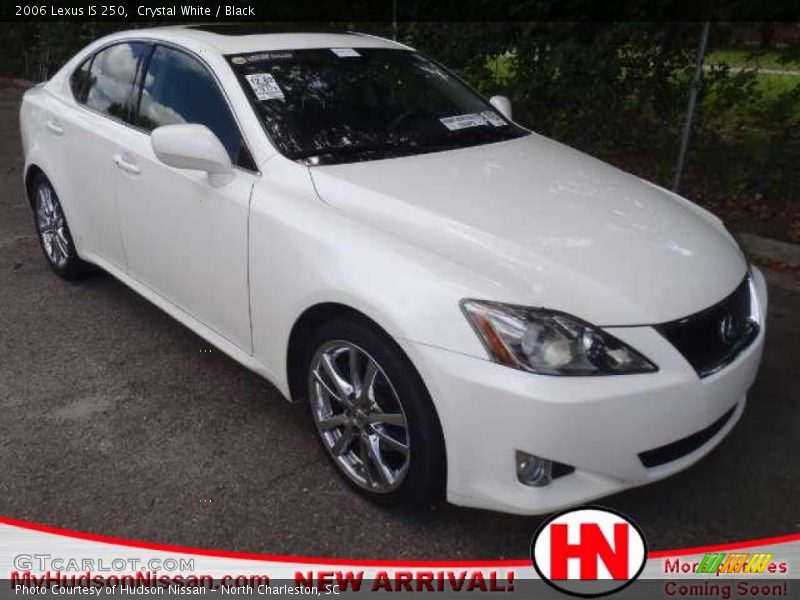 Crystal White / Black 2006 Lexus IS 250