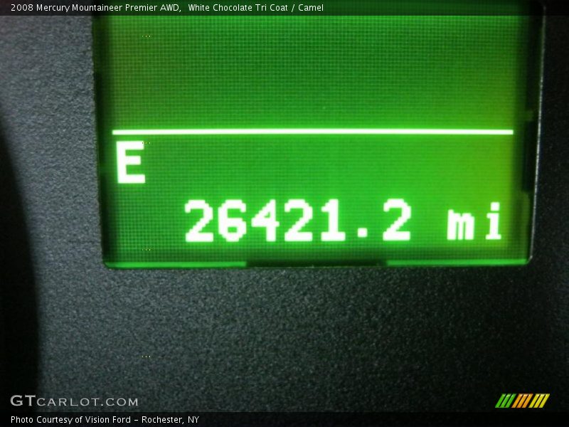 White Chocolate Tri Coat / Camel 2008 Mercury Mountaineer Premier AWD