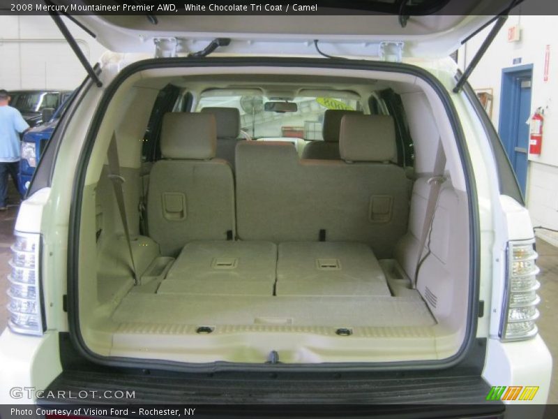 White Chocolate Tri Coat / Camel 2008 Mercury Mountaineer Premier AWD
