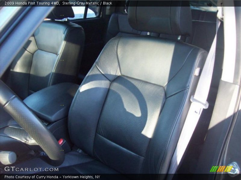 Sterling Gray Metallic / Black 2009 Honda Pilot Touring 4WD