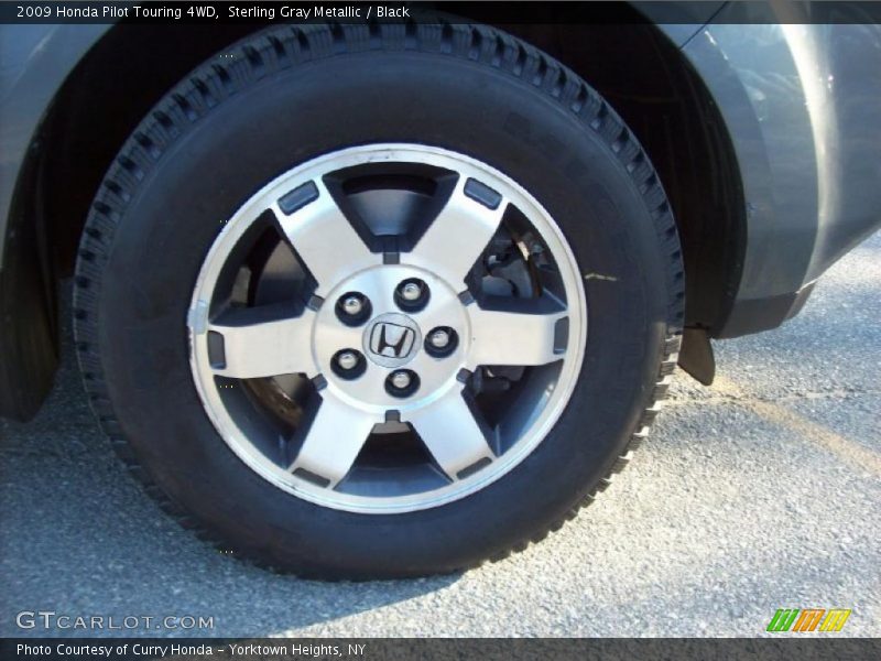Sterling Gray Metallic / Black 2009 Honda Pilot Touring 4WD