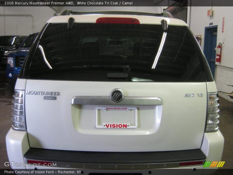 White Chocolate Tri Coat / Camel 2008 Mercury Mountaineer Premier AWD