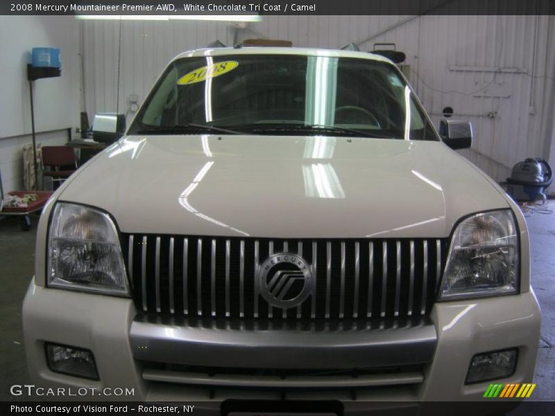 White Chocolate Tri Coat / Camel 2008 Mercury Mountaineer Premier AWD
