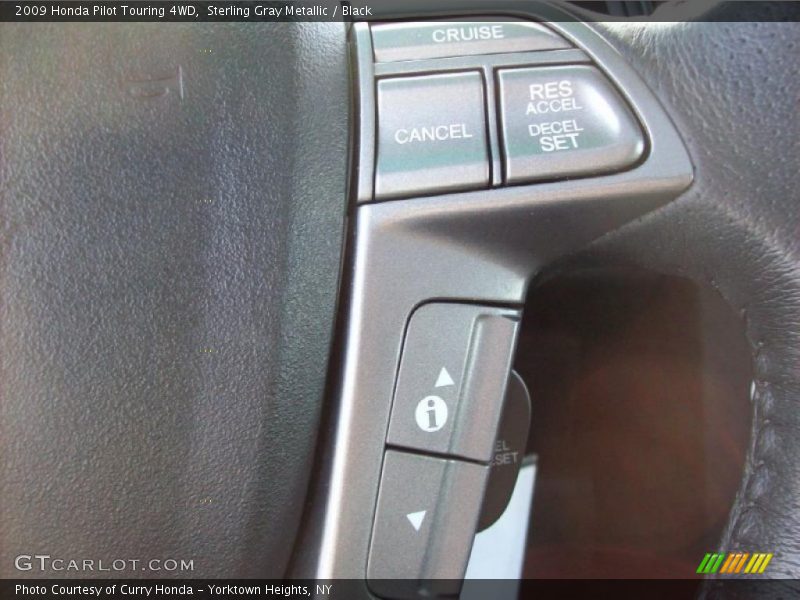 Sterling Gray Metallic / Black 2009 Honda Pilot Touring 4WD