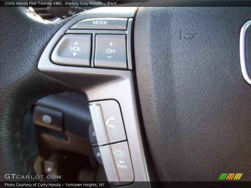 Sterling Gray Metallic / Black 2009 Honda Pilot Touring 4WD