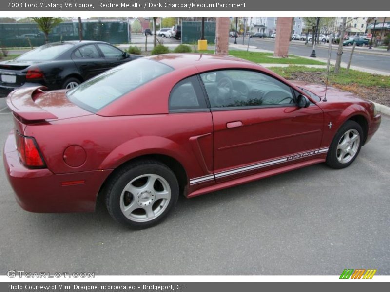 Redfire Metallic / Dark Charcoal/Medium Parchment 2003 Ford Mustang V6 Coupe