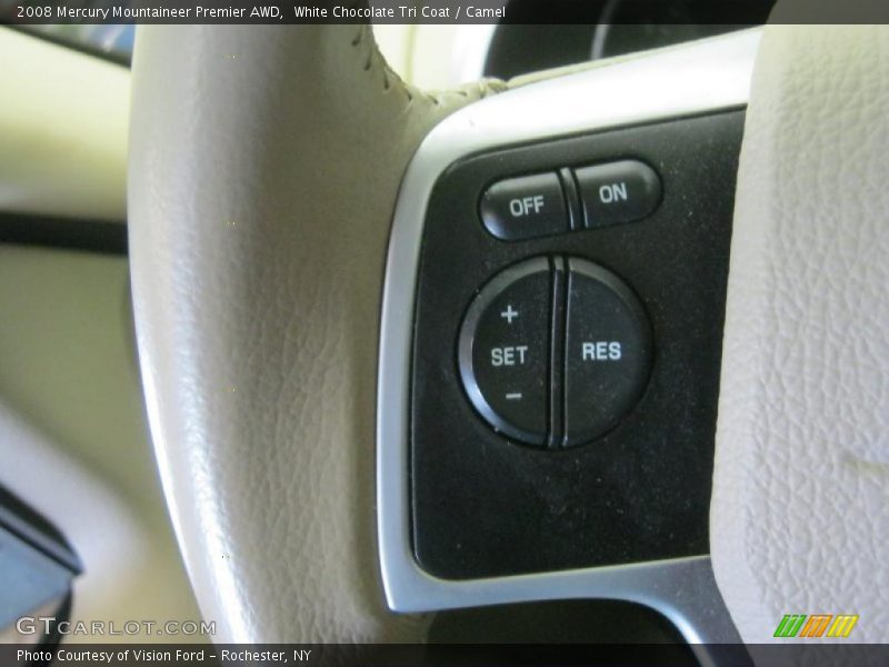 White Chocolate Tri Coat / Camel 2008 Mercury Mountaineer Premier AWD