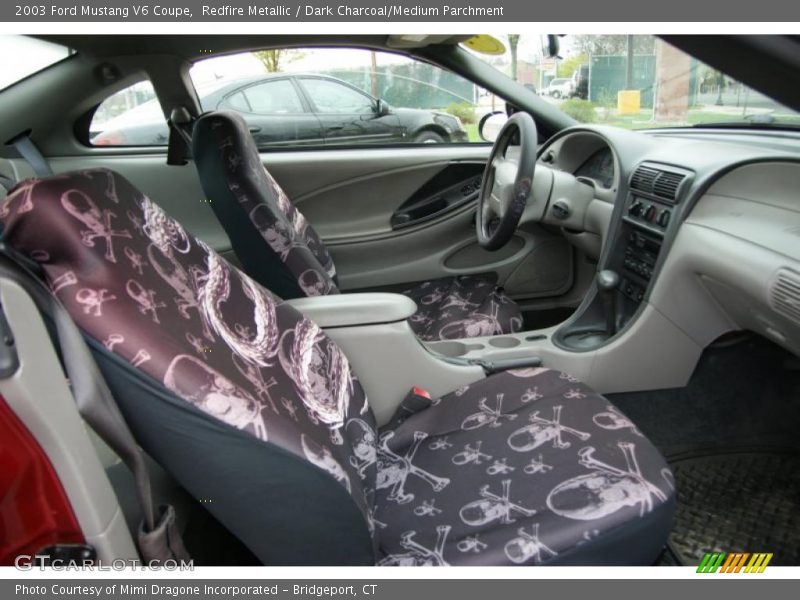 Redfire Metallic / Dark Charcoal/Medium Parchment 2003 Ford Mustang V6 Coupe