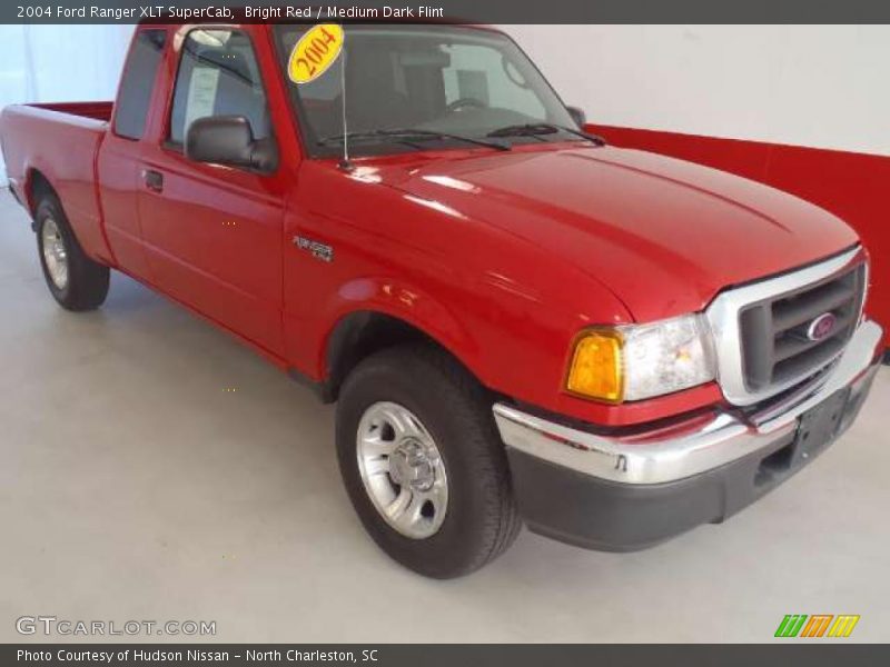 Bright Red / Medium Dark Flint 2004 Ford Ranger XLT SuperCab
