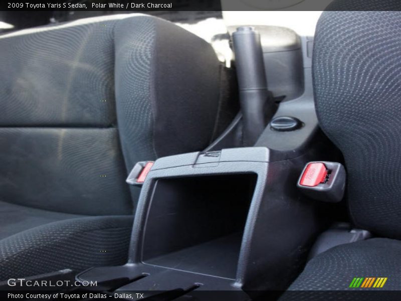 Polar White / Dark Charcoal 2009 Toyota Yaris S Sedan