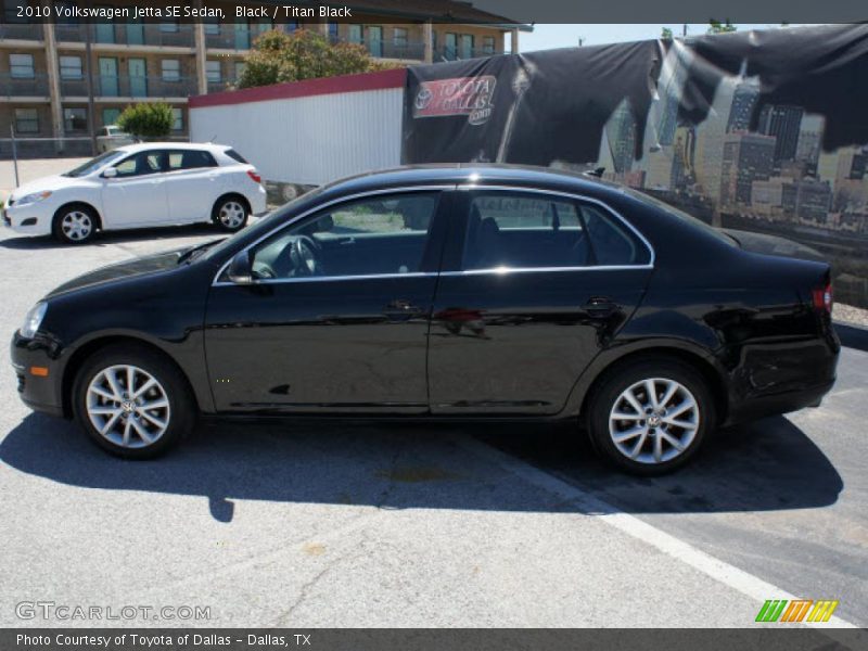 Black / Titan Black 2010 Volkswagen Jetta SE Sedan