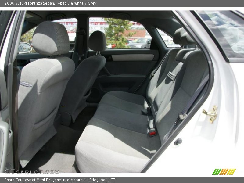 Absolute White / Grey 2006 Suzuki Forenza Sedan