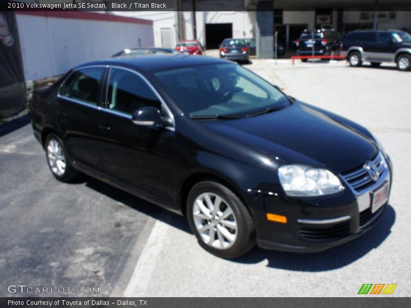 Black / Titan Black 2010 Volkswagen Jetta SE Sedan