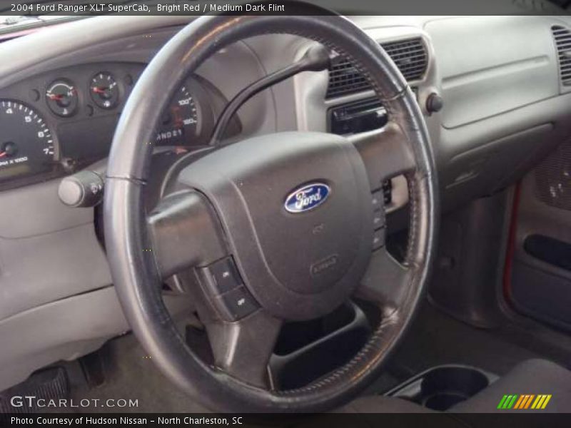 Bright Red / Medium Dark Flint 2004 Ford Ranger XLT SuperCab