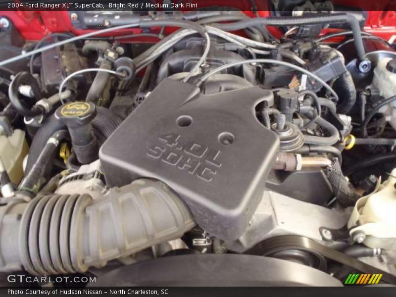 Bright Red / Medium Dark Flint 2004 Ford Ranger XLT SuperCab