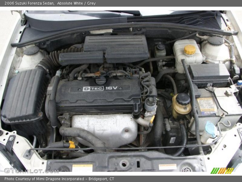 Absolute White / Grey 2006 Suzuki Forenza Sedan