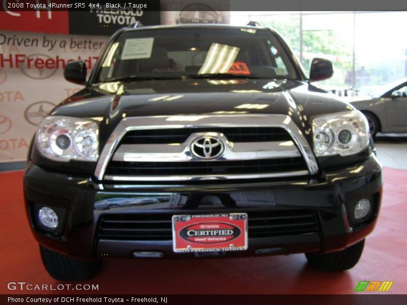 Black / Taupe 2008 Toyota 4Runner SR5 4x4