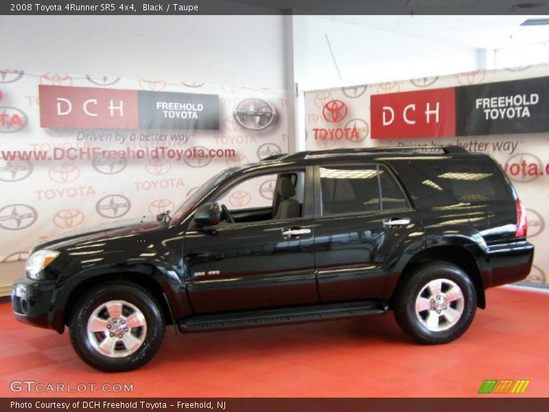 Black / Taupe 2008 Toyota 4Runner SR5 4x4