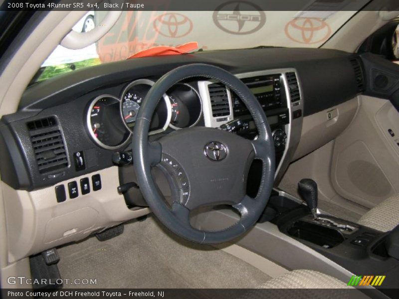 Black / Taupe 2008 Toyota 4Runner SR5 4x4
