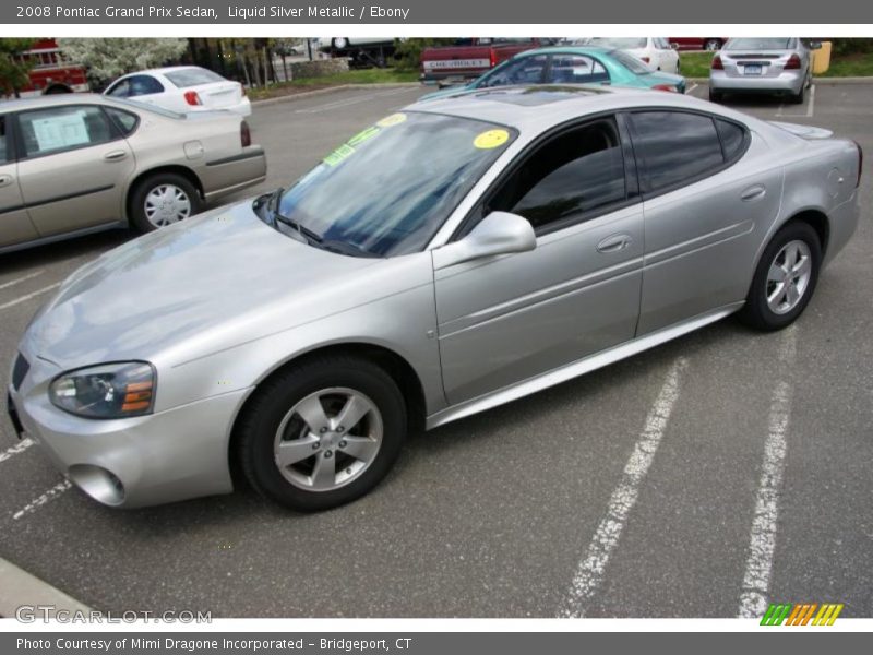 Liquid Silver Metallic / Ebony 2008 Pontiac Grand Prix Sedan