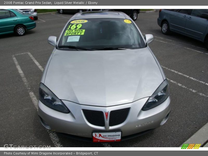 Liquid Silver Metallic / Ebony 2008 Pontiac Grand Prix Sedan
