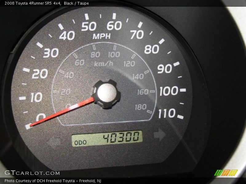 Black / Taupe 2008 Toyota 4Runner SR5 4x4
