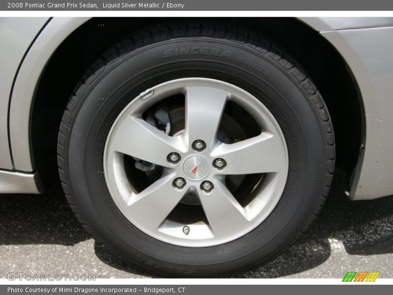 Liquid Silver Metallic / Ebony 2008 Pontiac Grand Prix Sedan