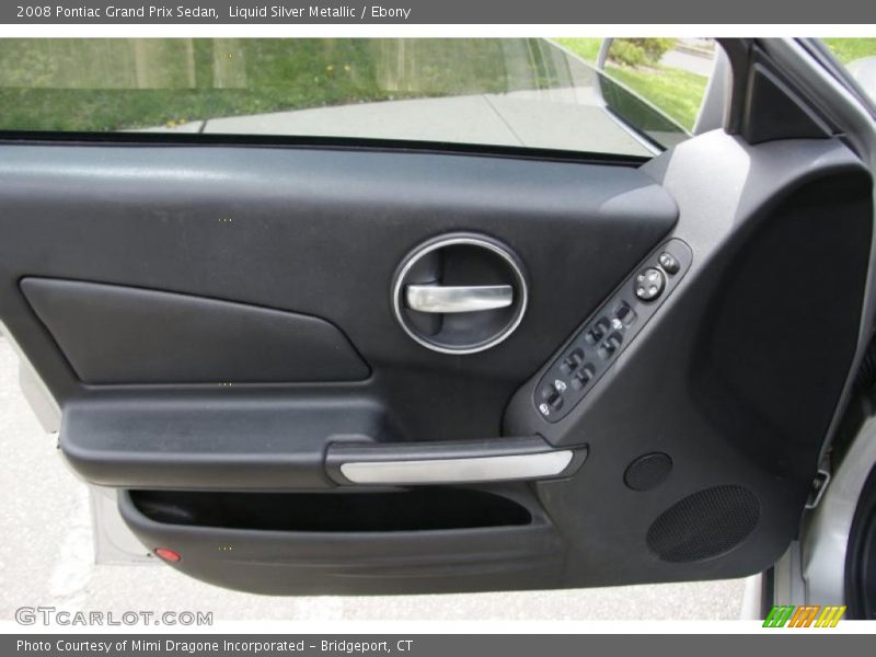 Liquid Silver Metallic / Ebony 2008 Pontiac Grand Prix Sedan