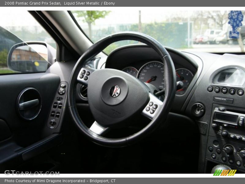 Liquid Silver Metallic / Ebony 2008 Pontiac Grand Prix Sedan