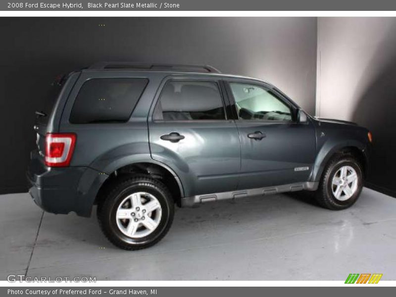 Black Pearl Slate Metallic / Stone 2008 Ford Escape Hybrid