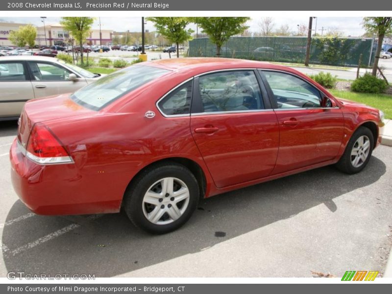 Precision Red / Neutral Beige 2008 Chevrolet Impala LS